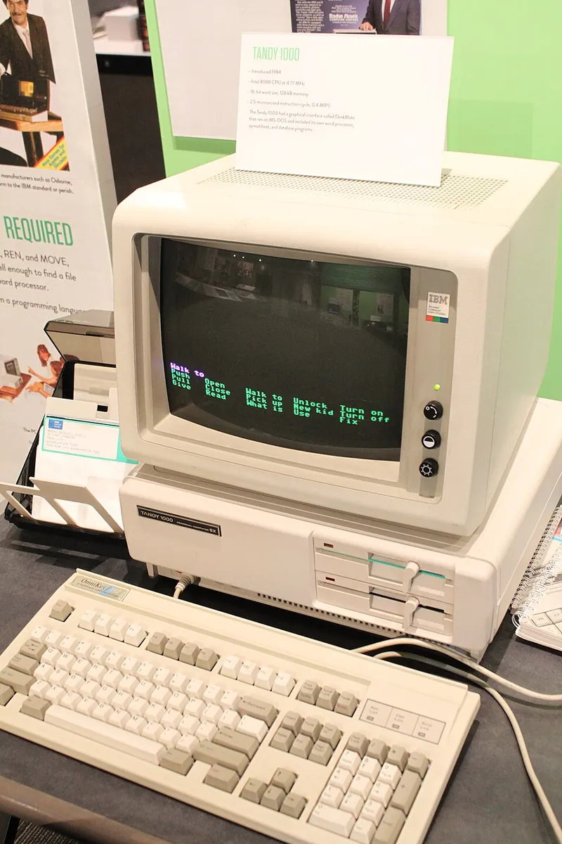 Tandy Corp. 1000 SX home computer