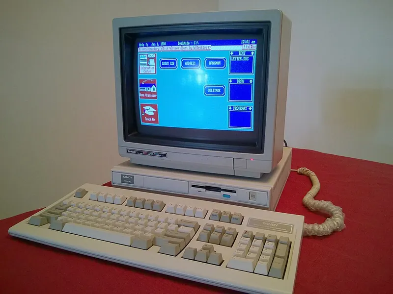 Tandy Corp. 1000 home computer